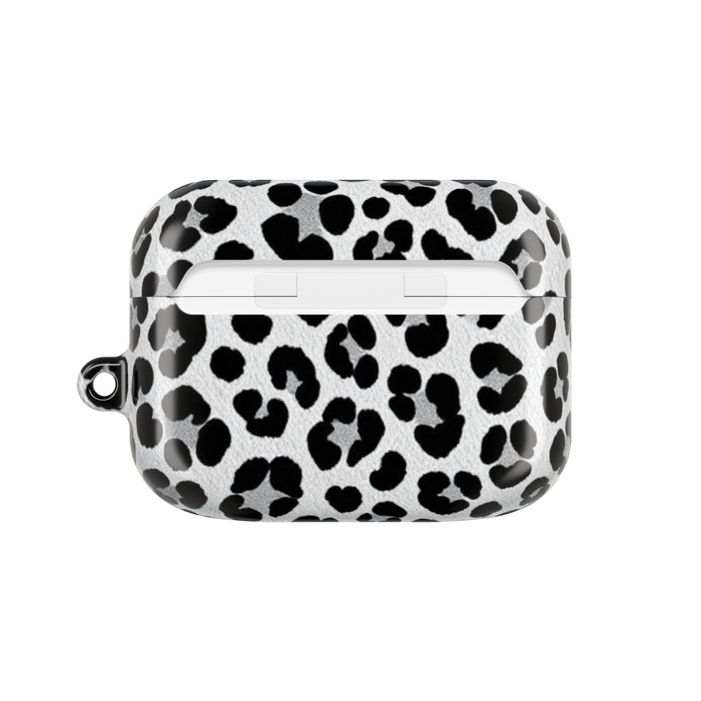 Black Leopard Print Airpods Case