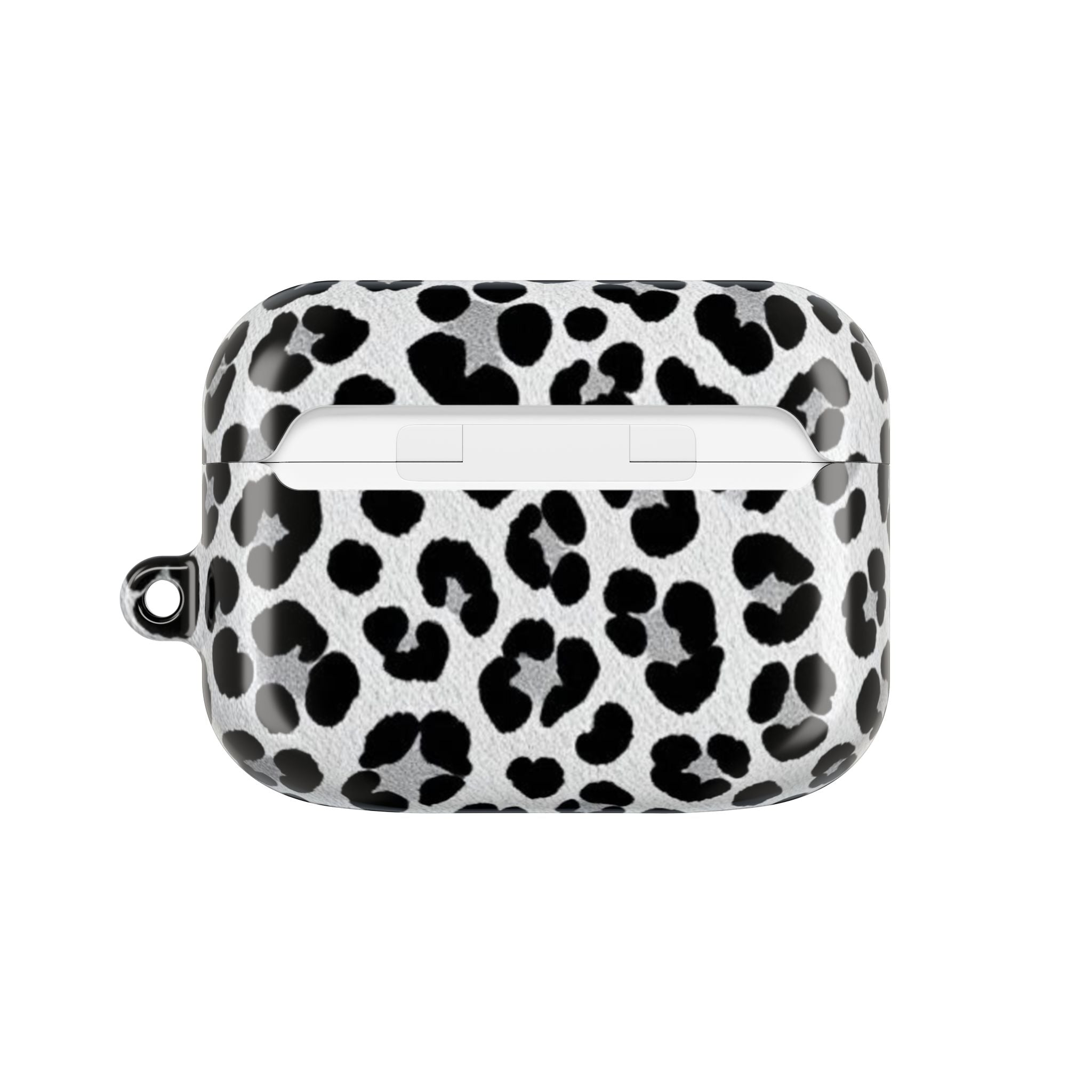 Black Leopard Print Airpods Case