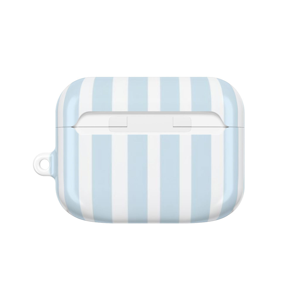 Light Blue Striped AirPods Case
