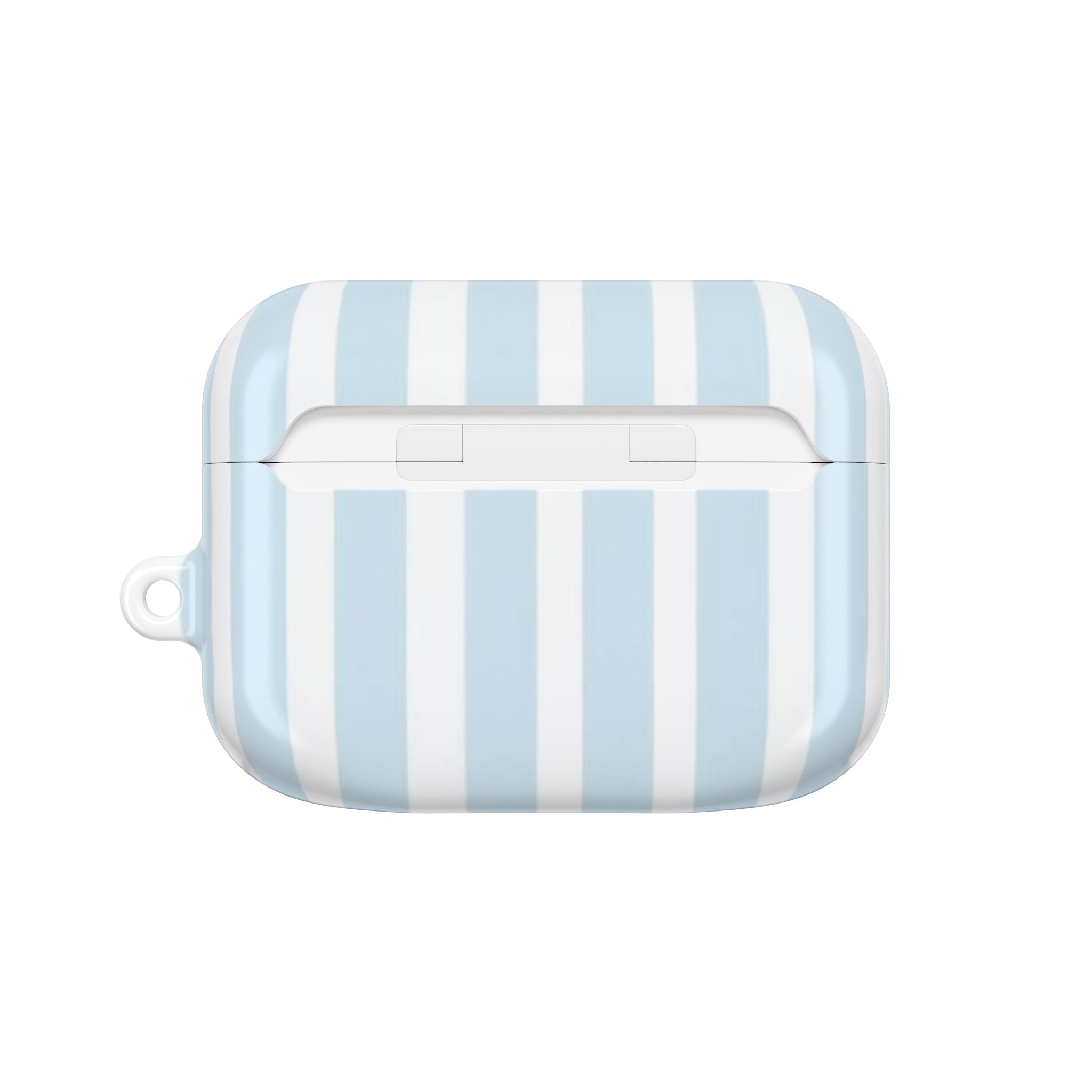Light Blue Striped AirPods Case