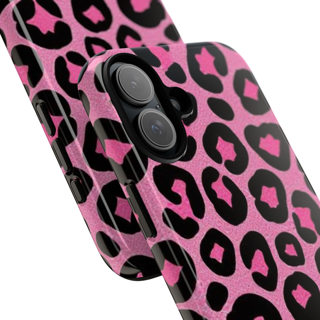 Pink Leopard Print Phone Case