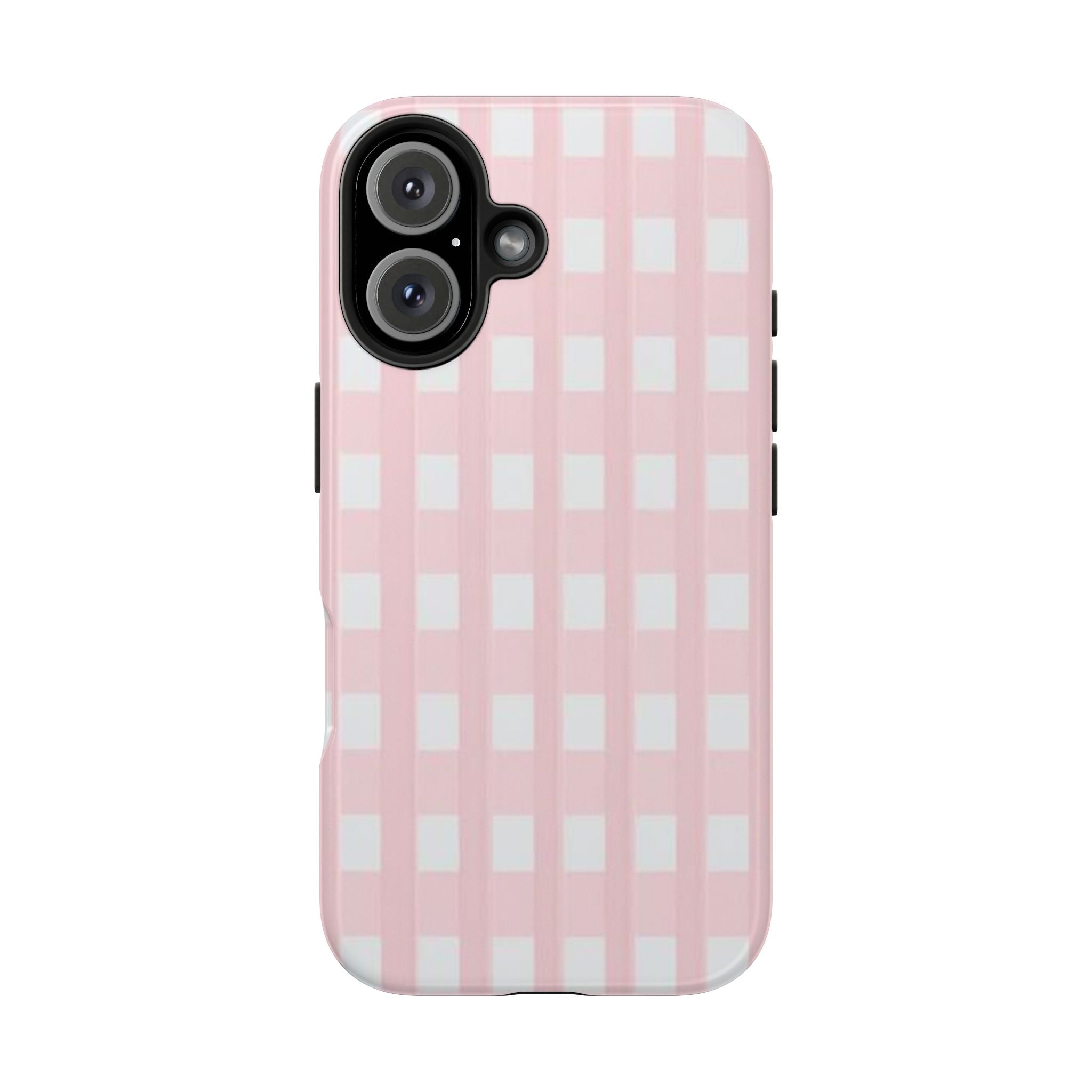 Light Pink Checkered Phone Case