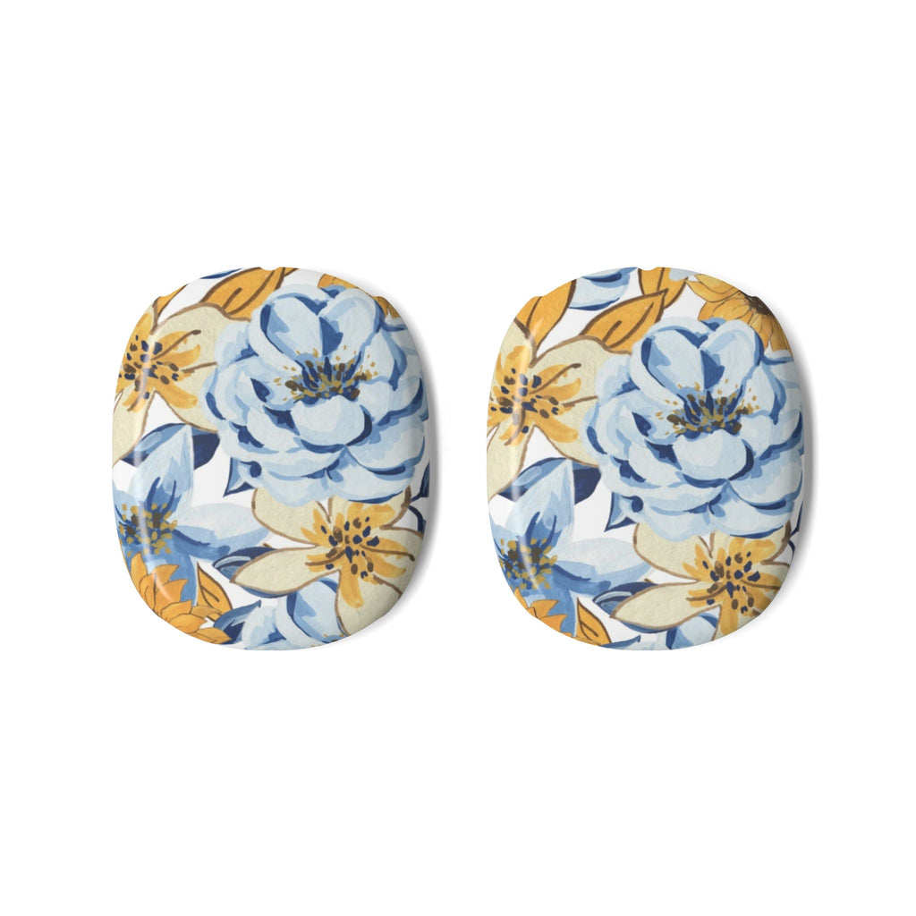 Golden Yellow and Navy Blue Airpods Max Case