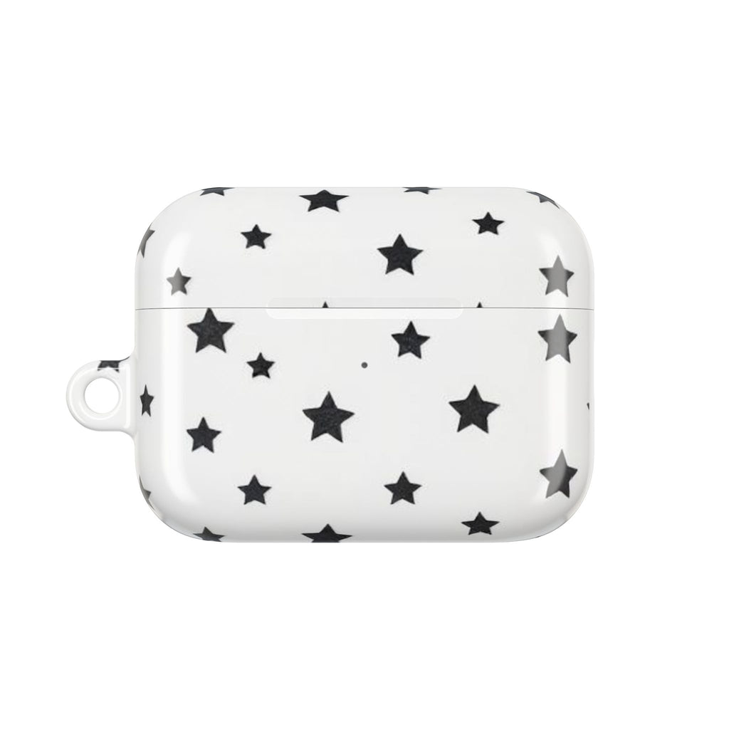 Black Stars Airpods Case