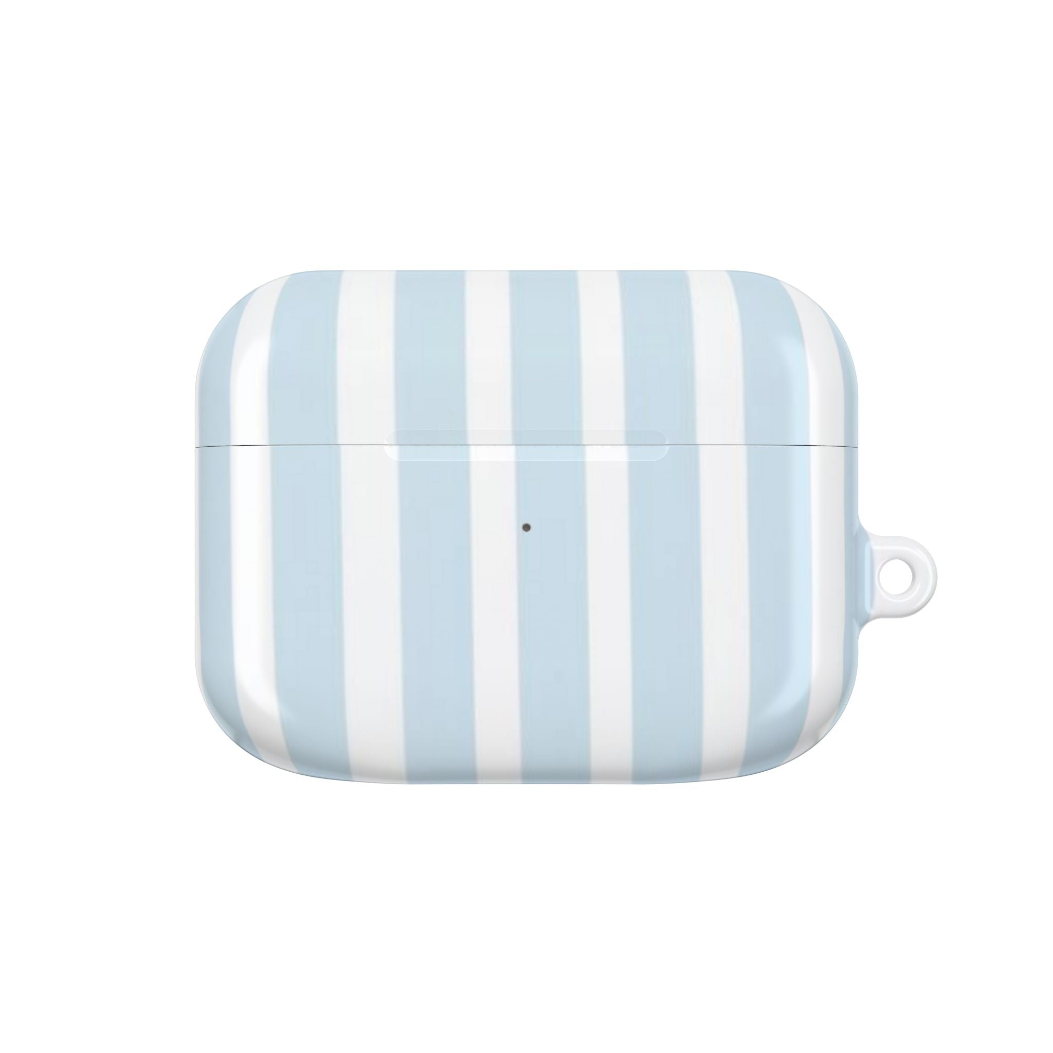 Light Blue Striped AirPods Case