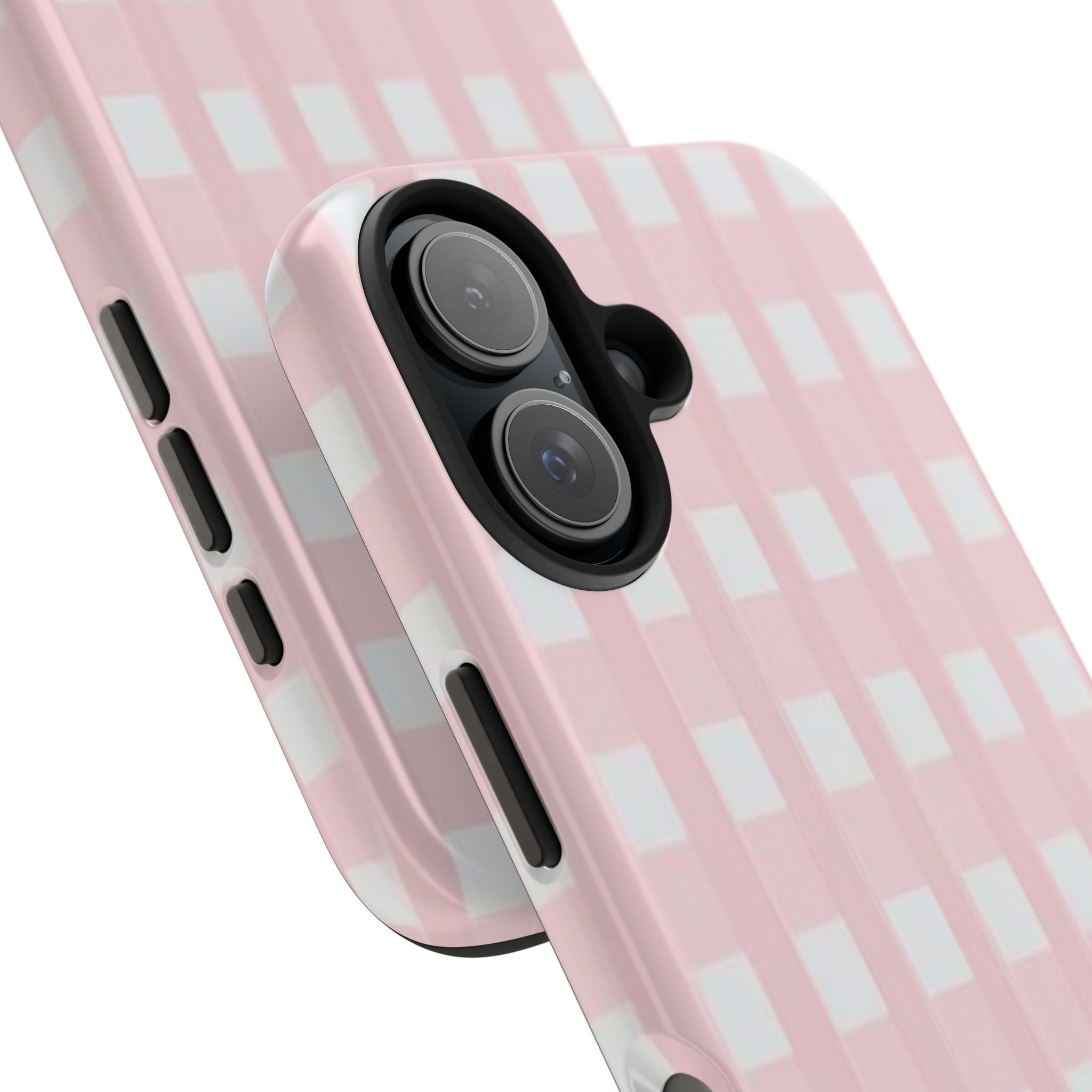 Light Pink Checkered Phone Case