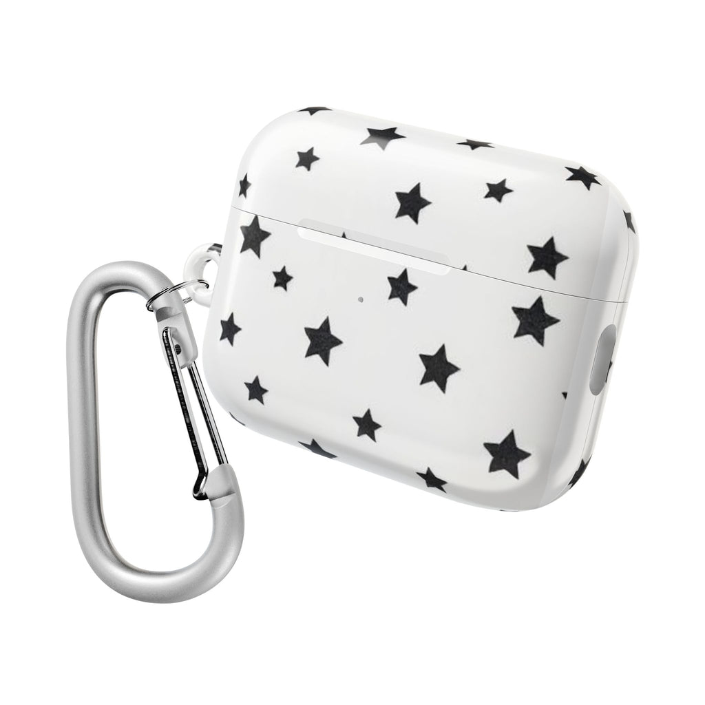 Black Stars Airpods Case