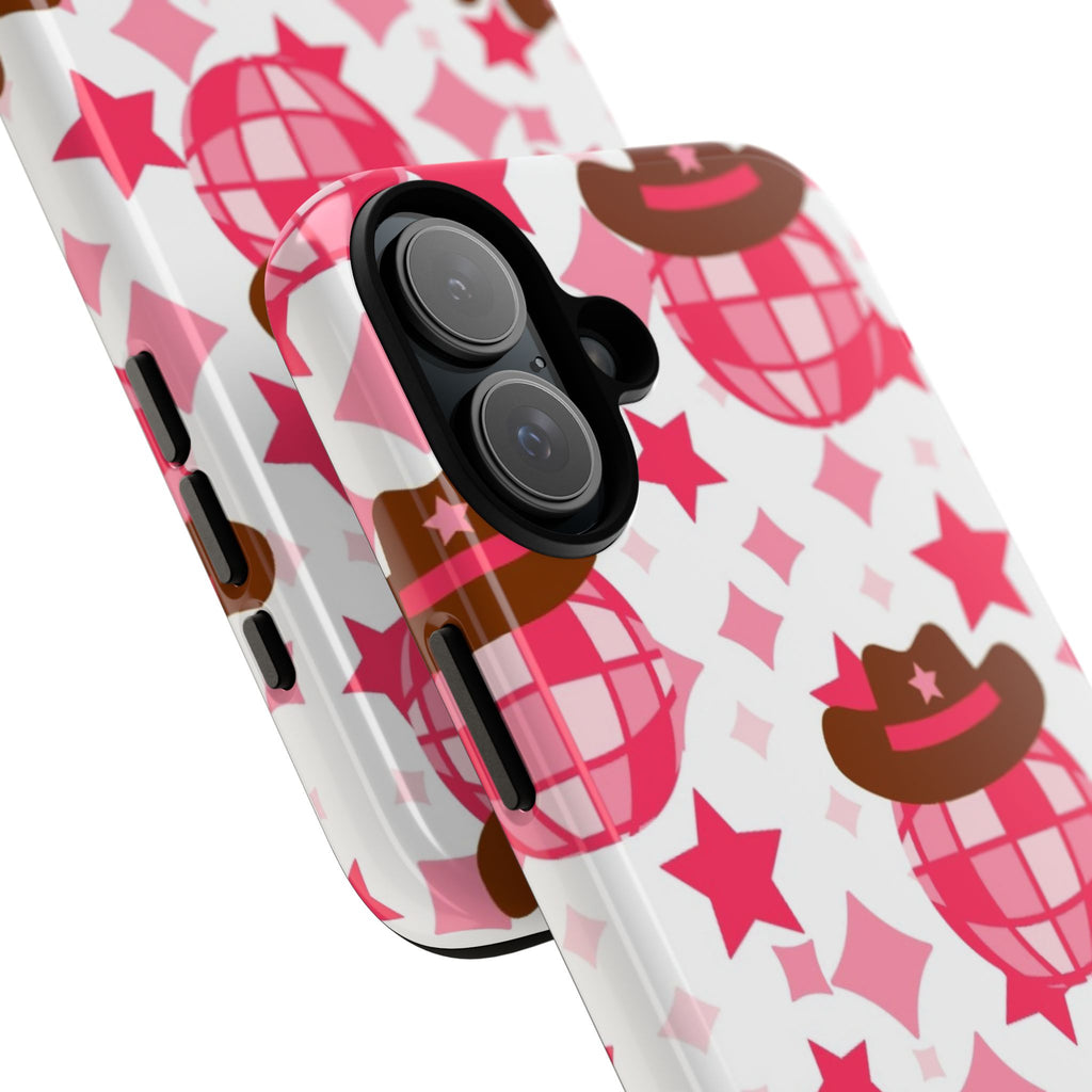 Hot Pink with Sparkles Phone Case