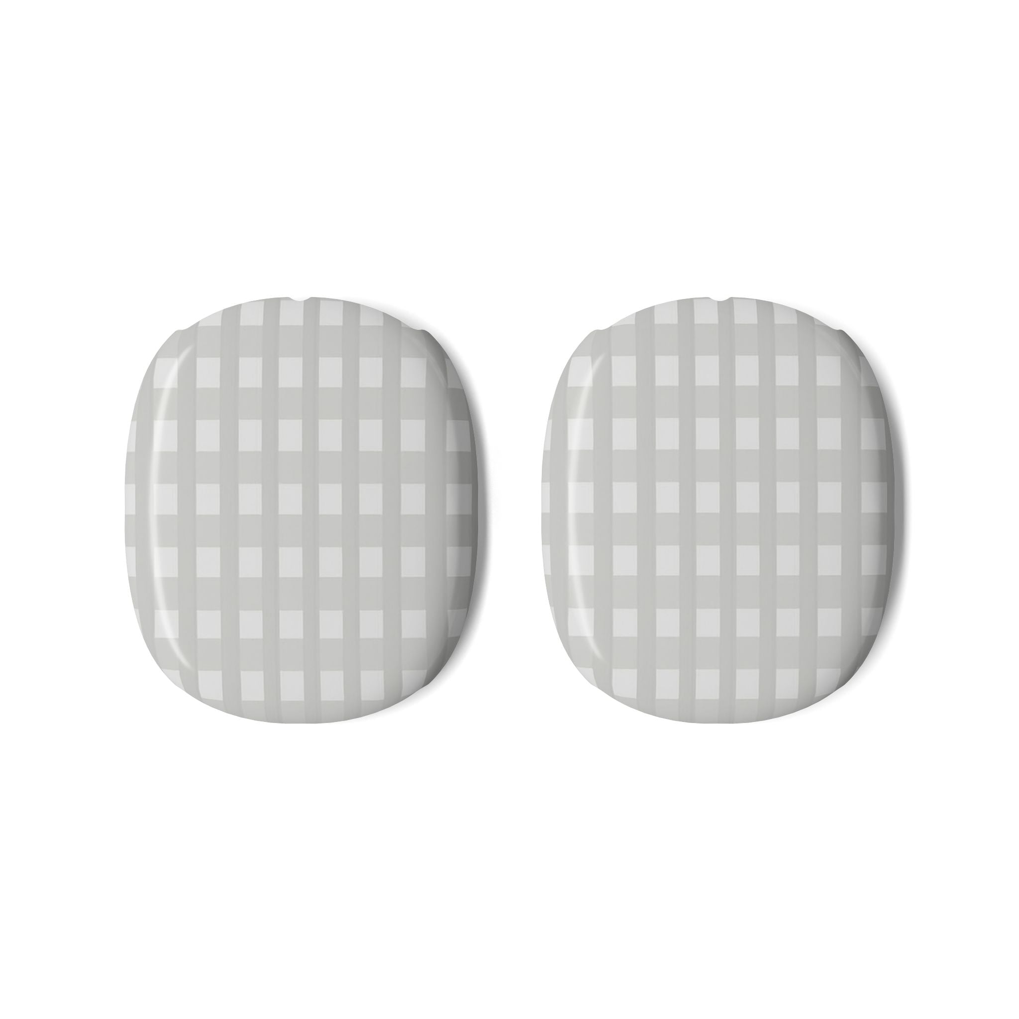 Grey Gingham Airpods Max Case