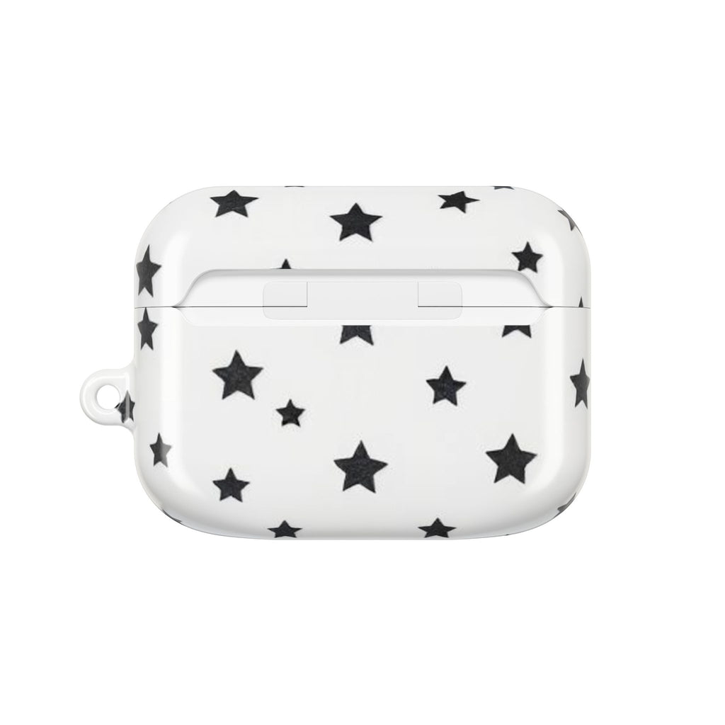 Black Stars Airpods Case