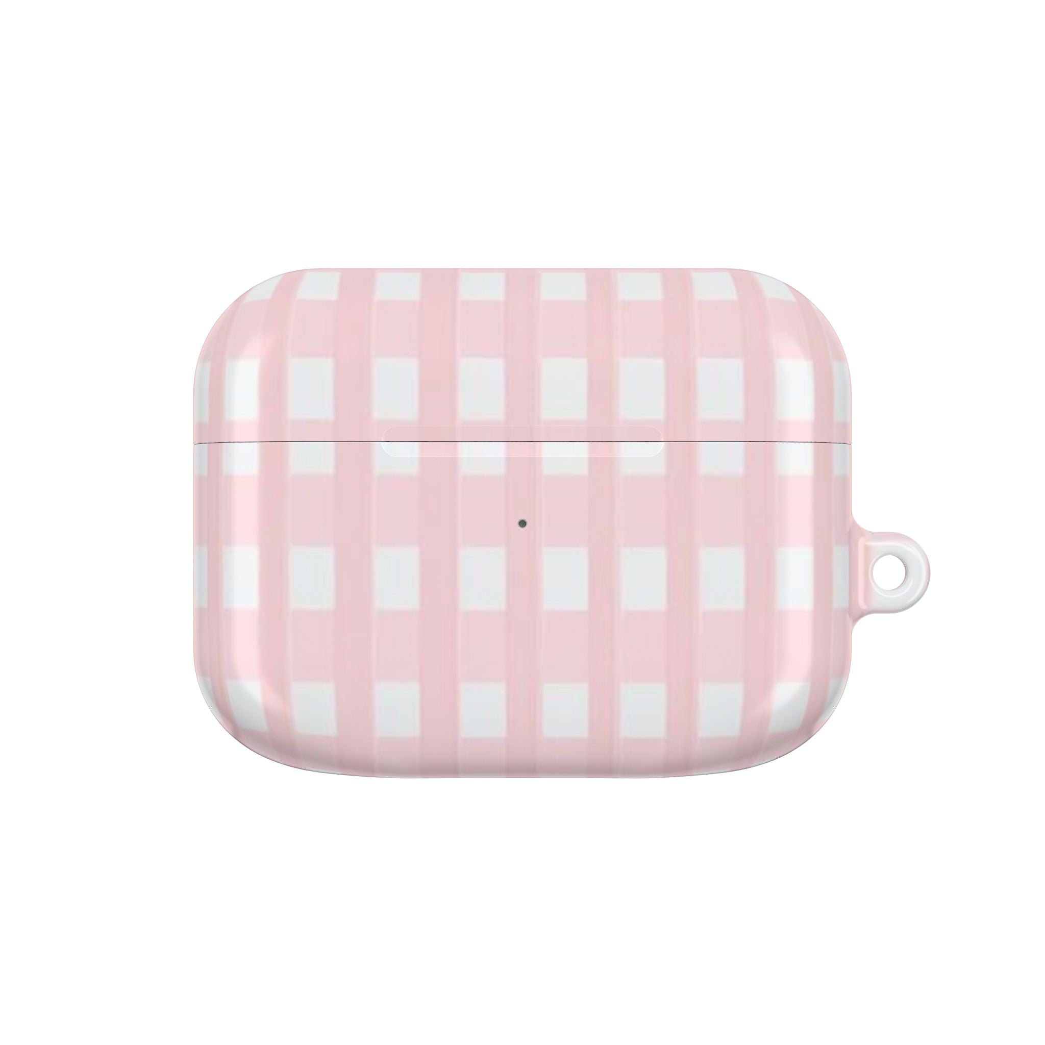 Pink Gingham AirPod Case