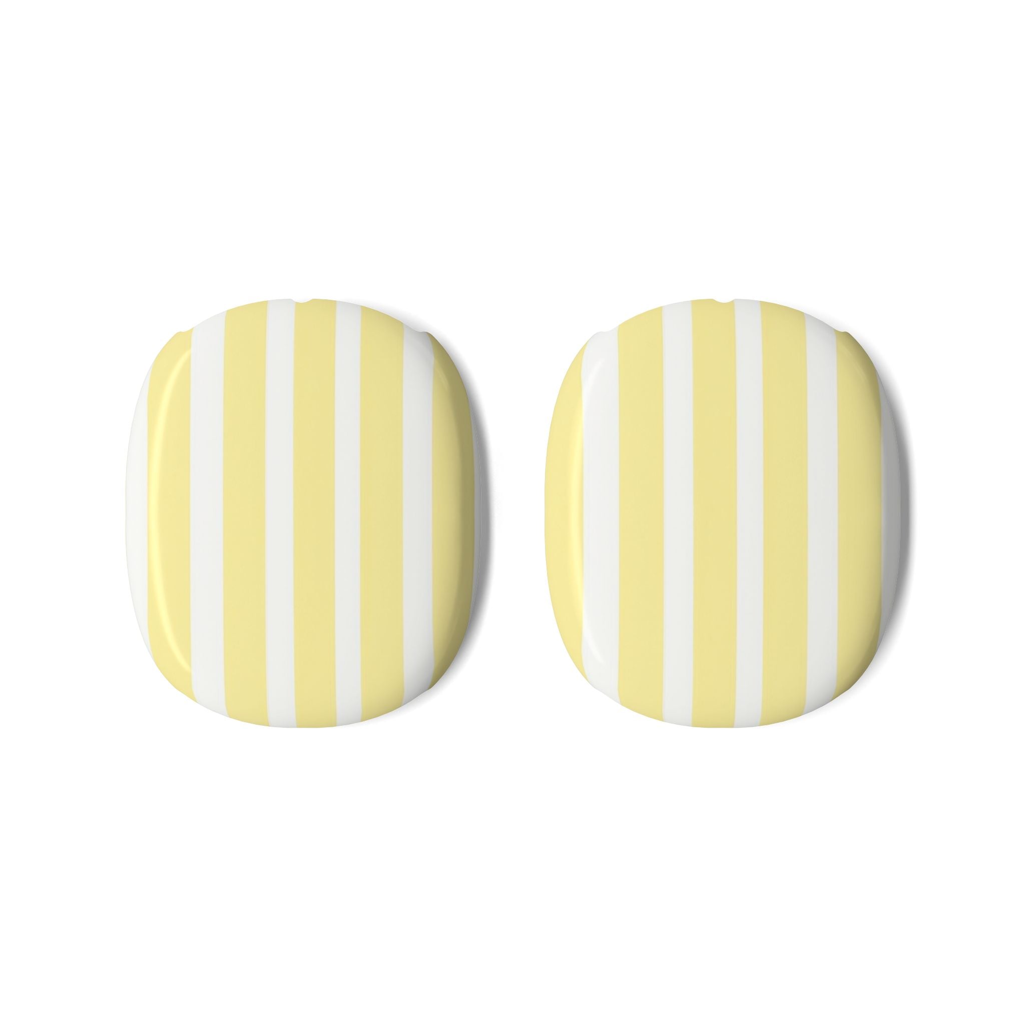 Butter Yellow Striped Airpods Max Case