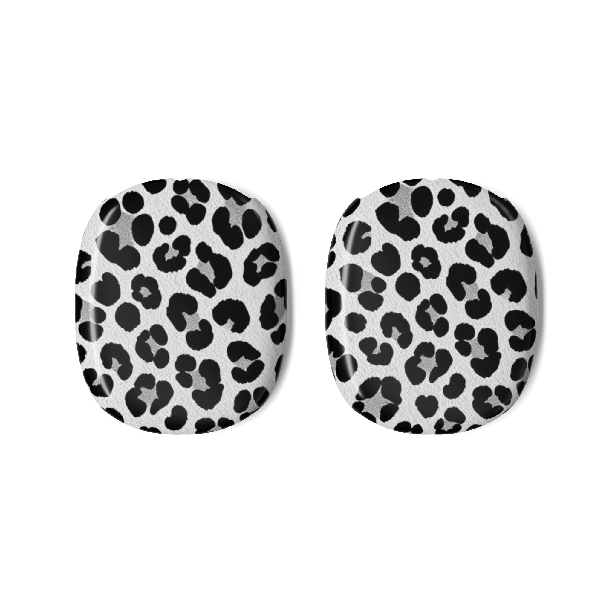 Black Cheetah Print Airpods Max Case