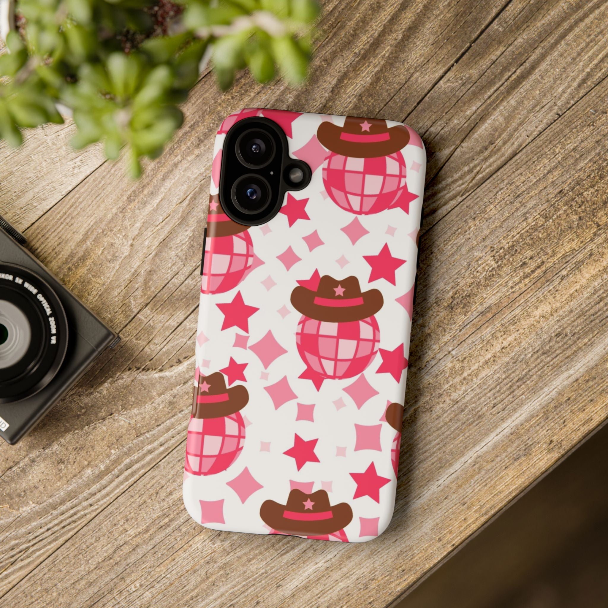 Hot Pink with Sparkles Phone Case