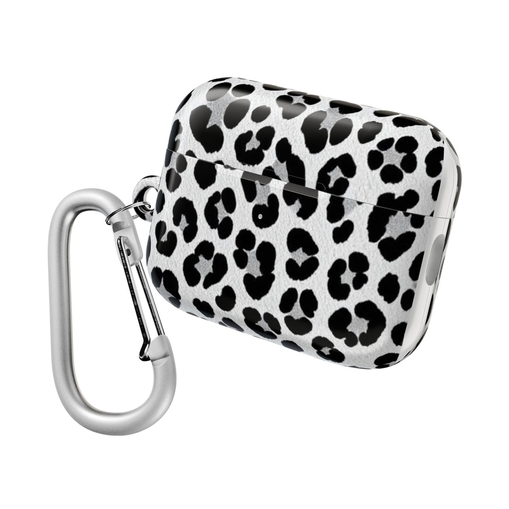 Black Leopard Print Airpods Case